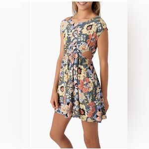 Girl’s Floral Cutout Dress
